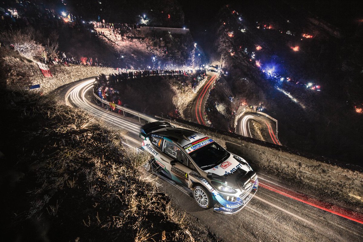 javilinares1's tweet photo. Sin ninguna duda está puede ser la foto del #RallyeMonteCarlo #WRC hecha por @MSportLtd https://t.co/l011m6RRAO