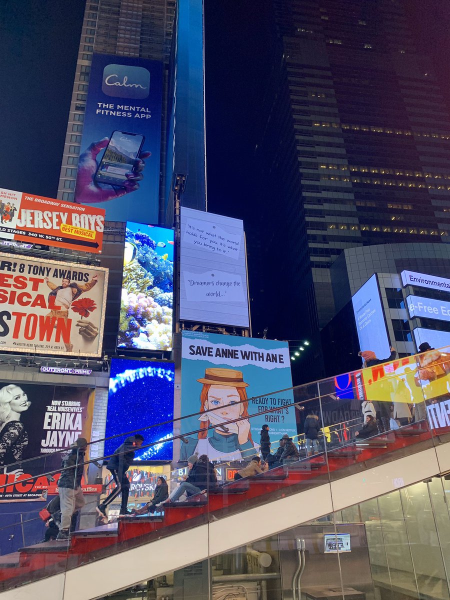 meryas08's tweet photo. @FilmDailyNews Did you see the Billboard funded by the AWAE fans they put in Times Square? Is incredible!! It will be available today and tomorrow, Saturday. Designed by @luztapiaart #renewannewithe #awaebillboard https://t.co/tzUy8njEtZ