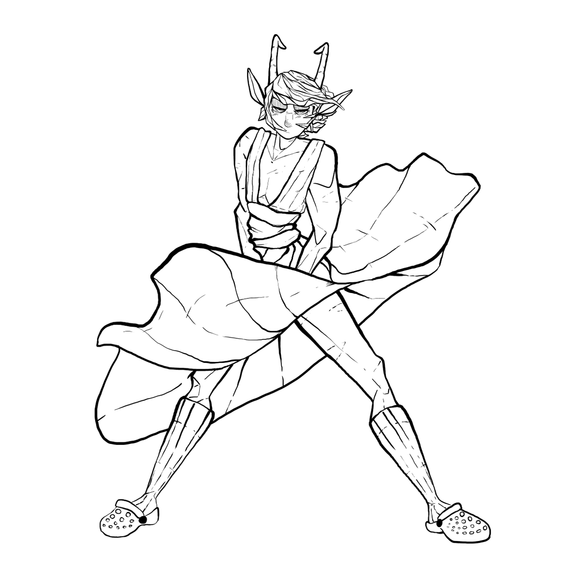 BedsheetWalking's tweet photo. Got the lineart done, colourin it then saving it away till monday on patreon
#drawing #OC #Robbindabank69 #draw #parody #pinup #Homestuck #Troll #wip https://t.co/bX9ohRgein