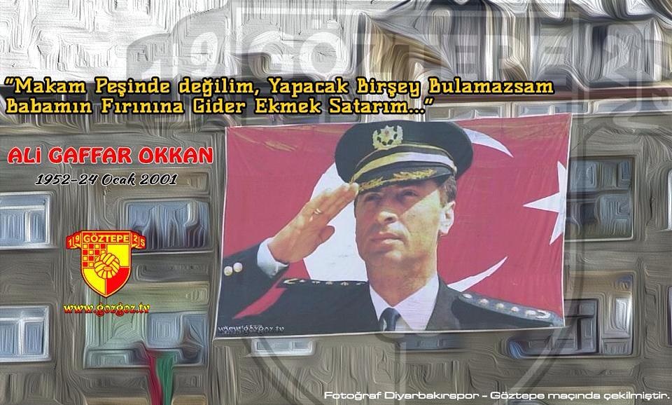 GozGozTv's tweet photo. Ali Gaffar Okan'ı şehit edilişinin 14. yıldönümünde rahmetle anıyoruz. 

#GözGözTv #Göztepe https://t.co/kDHQ4ttUWV