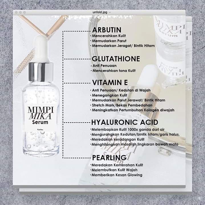 CikkHannaaa's tweet photo. 5 ingrediants yang ada dlam mimpimika ni tau. Tersngt lah rugi yang mana tak pakai lagi. Aura dia masyaAllah lpas pakai tu conform tertangal smua. Hanya perlu konsisten shaj ❤❤
#mimpimika #glowingsampaisilau https://t.co/sEGc5TqDx8
