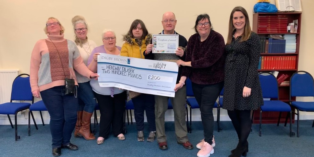 DigbyBrownCSR's tweet photo. This month we have been meeting the winners of our Christmas Card &amp; Calendar competition who were unable to attend the awards ceremony in December. Well done to Amanda from the Centre for Brain Injury Rehabilitation, Stuart from #HeadwayFalkirk and Rogan from @HeadwayBorders https://t.co/ILULRLz6Y0