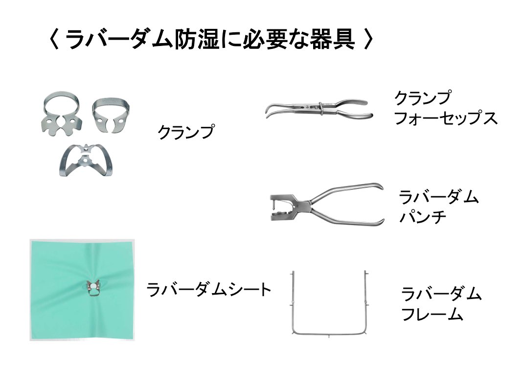 歯科 ラバーダムセット （歯科医師DVD研修 麻酔・ラバーダム