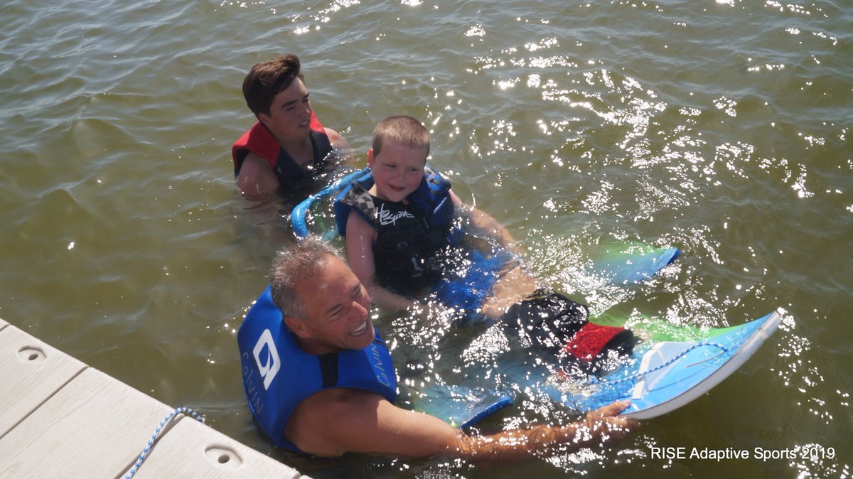 RISEAdaptive's tweet photo. 2019 – July, a look back in time; Adaptive Water Sports Programs begin
Saturday's are for learning to adaptive water ski and family fun! Last Saturday was just another great day to enjoy life! July 20, 2019
#risesummer2019 #waterday #adaptiveski #familyfun #doingit https://t.co/J17rNqhaI8