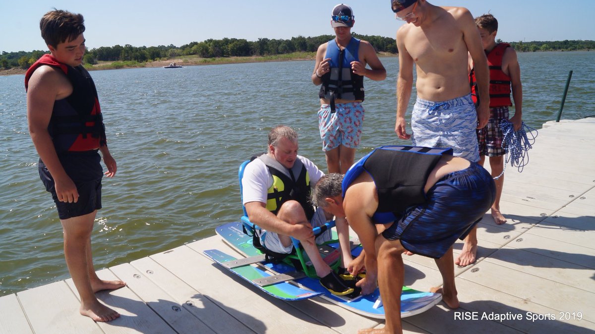 RISEAdaptive's tweet photo. 2019 – July, a look back in time; Adaptive Water Sports Programs begin
Saturday's are for learning to adaptive water ski and family fun! Last Saturday was just another great day to enjoy life! July 20, 2019
#risesummer2019 #waterday #adaptiveski #familyfun #doingit https://t.co/J17rNqhaI8