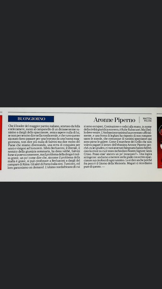 DAVIDPARENZO's tweet photo. Semplicemente perfetto! Grazie a @mattiafeltri @LaStampa per l’efficace sintesi dell’intera vicenda. 🙏 https://t.co/IbEgUgjq22