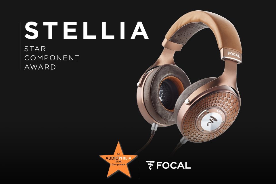 Focal_UK's tweet photo. The review team at @audiophilia presented our @FocalOfficial #Stellia high-end closed-back headphones with their #StarComponent award 🏆 read on to find out why! ➡️ https://t.co/8XNzUGv9LD https://t.co/eWCfZa77WW
