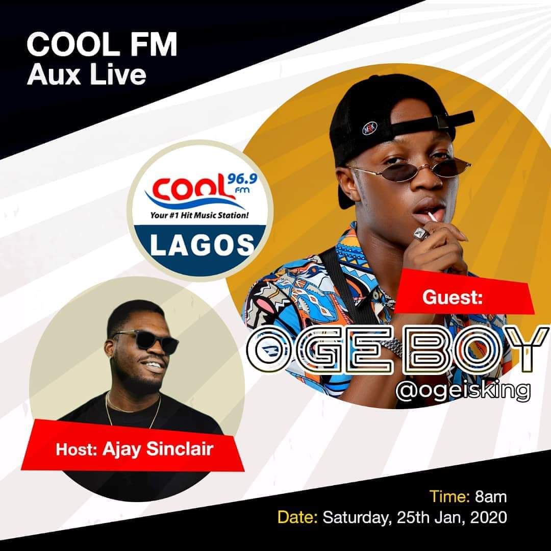 remmysav's tweet photo. Tomorrow 25th of January, @ogeiskingg and @rozeezeelaa would be live on Aux Live with The Radio Cocaine @Ajay_Sinclair on cool fm 96.9 
Time : 8am.
Spread the Love... #OMGRECORDS #BENCHMARKMEDIA https://t.co/NDhnUf6P6Y