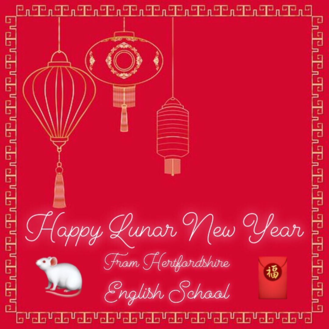 Herts_English's tweet photo. From us at Hertfordshire English School, we wish you all a prosperous year of the rat 🐀🧧🎊
#hertsenglish #lunarnewyear #yearoftherat #english #summercamp #summer2020 #englishlanguagecamp 
#enrolnow #hertfordshireenglishschool https://t.co/r5DQxDWoQC