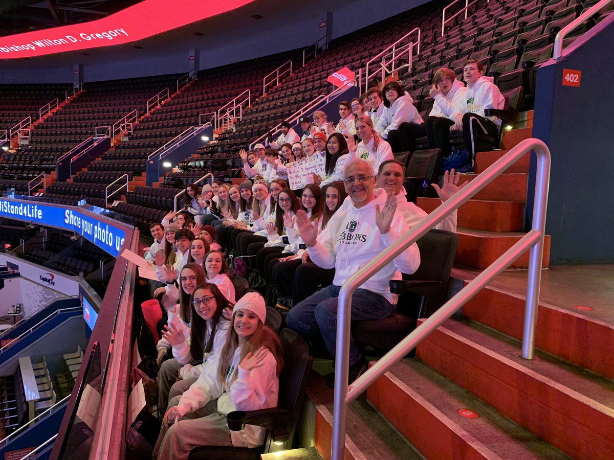 FYI_cghsnc's tweet photo. Our Gibbons group has arrived at the Capital One Arena! We are so excited for this great day! https://t.co/8z4Ewsy36P