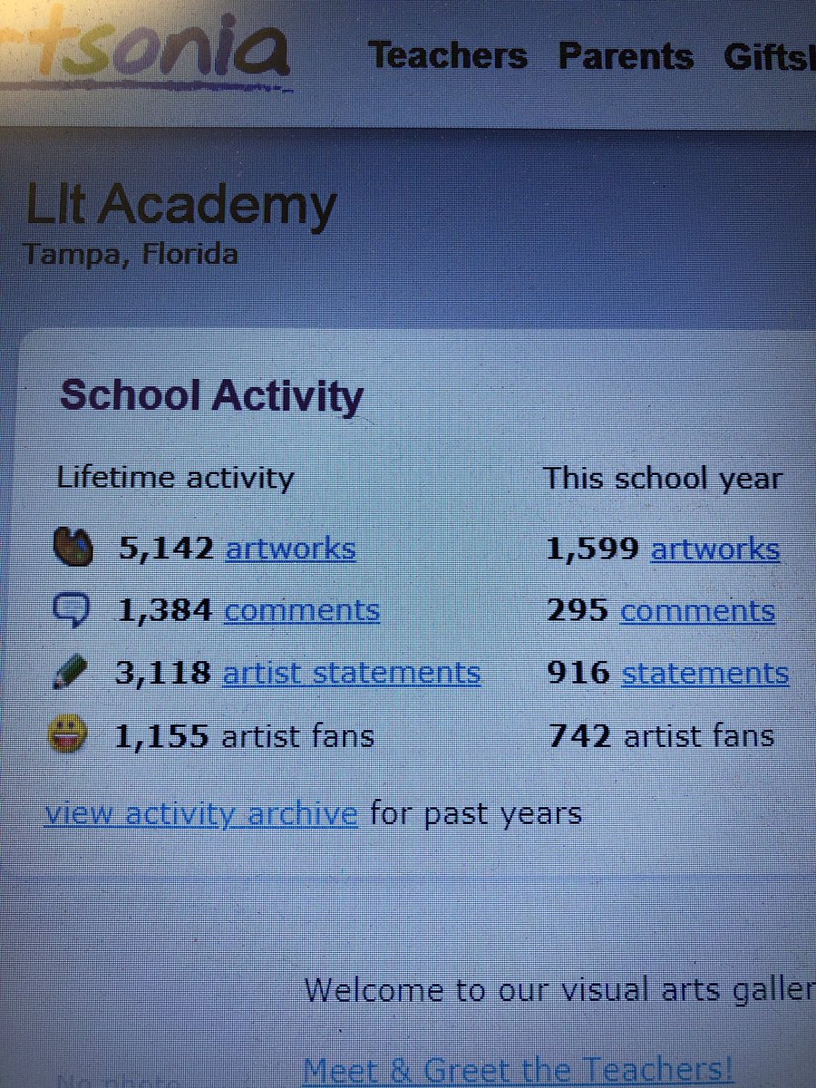 JohnsoncarART40's tweet image. My school @Artsonia account has been busy! @LLTAcademy #lltelectives