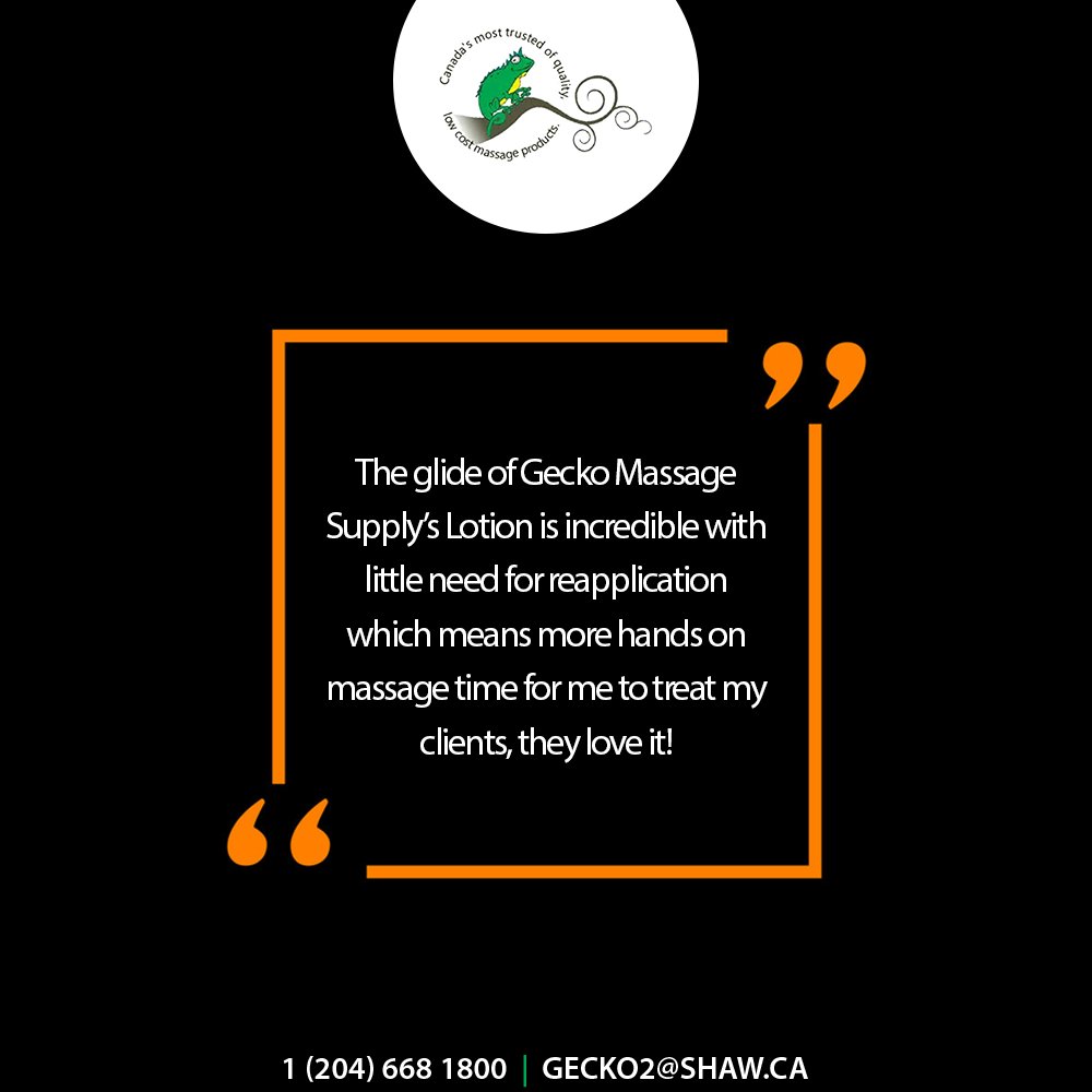 GeckoMassage's tweet photo. Thanks a lot for the wonderful review :) 

#Review #Client #GeckoMassageSupplies #Canada #Winnipeg #MassageSupplies #MassageProducts https://t.co/jCpx7Ny8Oo