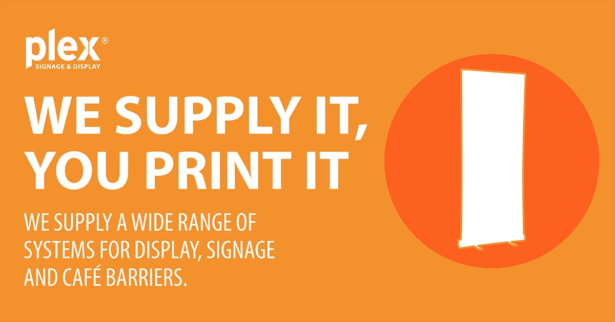 We supply the hardware, you provide the graphics - simple! plexdisplay.com
