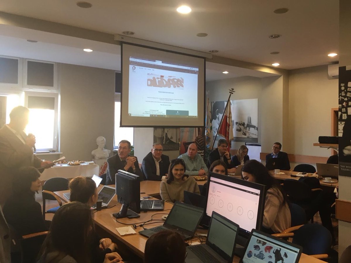 transcribathon's tweet photo. The race is now on at #Transcribathon #Wroclaw! 7 teams of polish students have 24 hours to #transcribe and #enrich @Europeana1989 documents at Region Dolny Śląsk NSZZ #Solidarność. @Europeanaeu #EnrichEuropeana @FFHistorians #citizenscience
 https://t.co/fYAqNAUFVa https://t.co/cxYosyKrsJ