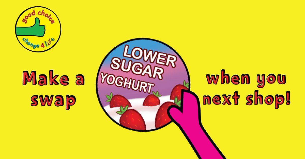 UKHSA_SouthEast's tweet photo. Have you managed to cut your sugar intake this #SugarAwarenessWeek?
Even making one swap can make a big difference. Search @Change4Life for tasty, quick and simple breakfast, lunchbox and snack ideas #MakeASwap https://t.co/qlYA5IcZR2 https://t.co/Er85SuRoRT
