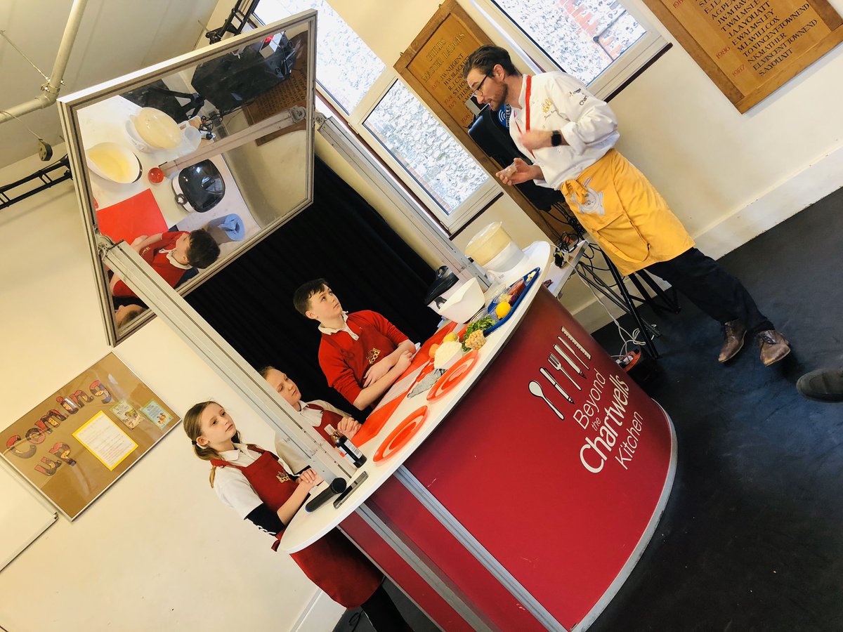ThePrebendal's tweet image. Meanwhile, back at school, this week’s #Quadrivium session for Years 6-8 is “The Flavour Factor”, learning about healthy food choices and seeing which team creates the tastiest meal. On your marks, get set, COOK! #EducationforLife @psbacc @Chartwells_UK