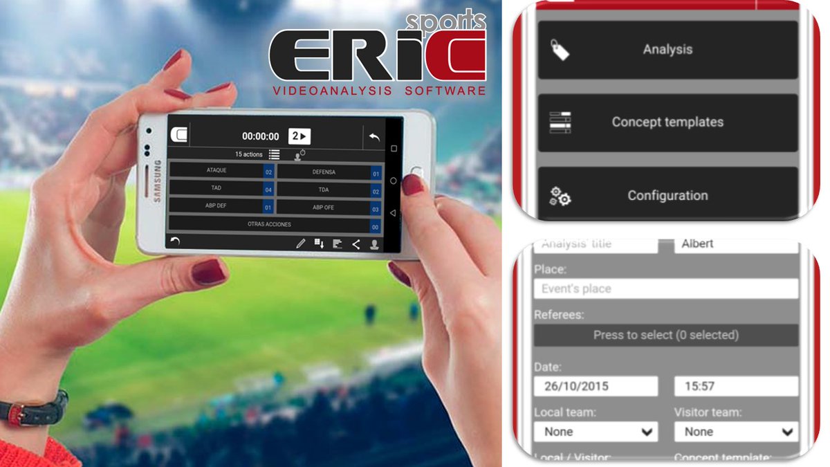 ericsports_es's tweet photo. Da igual dónde te encuentres, Analiza con tu móvil o tableta. Analiza el partido con el móvil y luego sincronizarlo para tener el análisis listo.📲✅
#EricSports #easyphone #easywork #mobile #eficiente https://t.co/V09npzBK9G