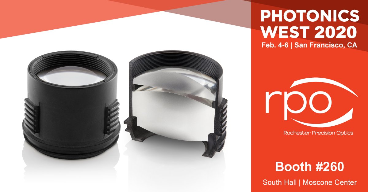 40% lighter than equivalent all-glass assemblies, our hybrid glass and polymer lens assemblies meet or exceed the optical clarity, resolution, and spectral response of comparable all-glass equivalents. Learn more @ #PhotonicsWest2020 hubs.ly/H0mJHrQ0