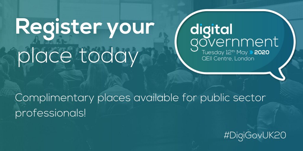 Happy to see <a href="/GovernmentICT/">Government ICT</a> was so popular yesterday! If you missed out on #GovICT - make sure you secure your place on #DigiGovUK20

Book here - digital-government.co.uk/registration/

#Digital #Government #data #FridayFeeling