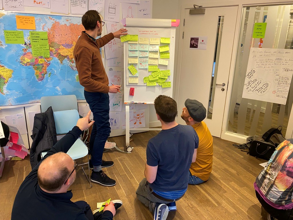 collabcompany's tweet photo. Our second event this week brought together 40 senior leaders from @simplybusiness in a fast based high energy session to inspire, motivate and drive product decisions! #collaboration https://t.co/i4AN5gVcIi