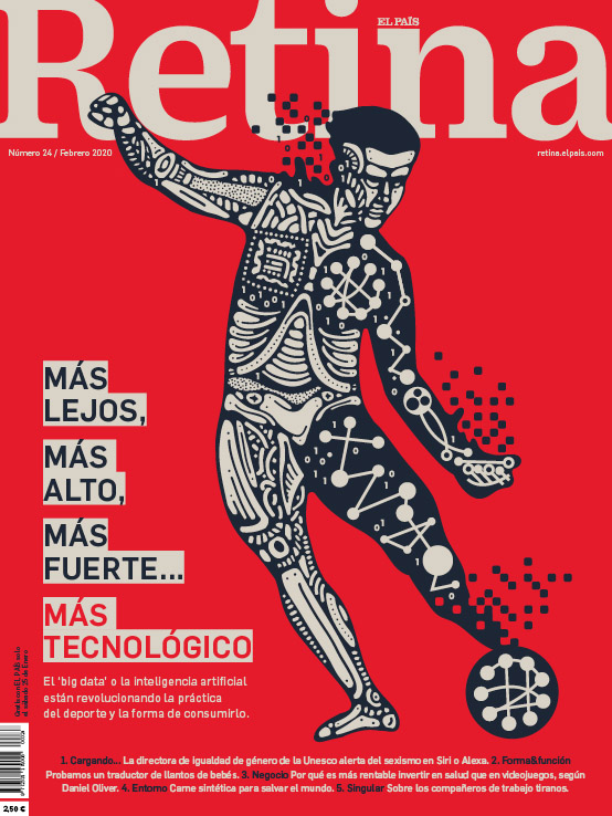 ManuGPascual's tweet photo. Este sábado toca revista @elpais_retina. Exploramos cómo la tecnología está cambiando la forma de practicar y consumir deporte, la UNESCO nos cuenta por qué Siri y Alexa son sexistas, aprendemos por qué la carne sintética puede salvar el mundo... Eso y más, en su quiosco favorito https://t.co/i3PnC3S39Q