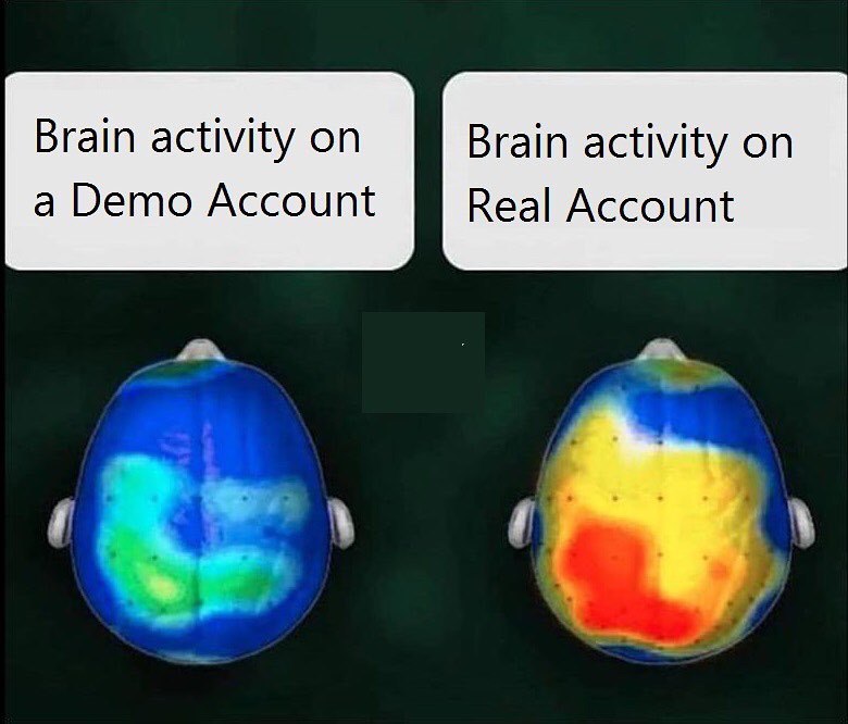 Pls also know that trading in demo account is not same with real account. Most cases you see yourself in a winning streak in a demo account and decide to move to real account, then you find yourself in a losing streak then you will start thinking your village people are at work