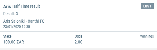 StormBets's tweet photo. Bet lost ❌1 point loss. 59% possesion, 3 shots on goal but ended 0-0. #footballtips #valuebet #stormbets https://t.co/ad00FzYXMn
