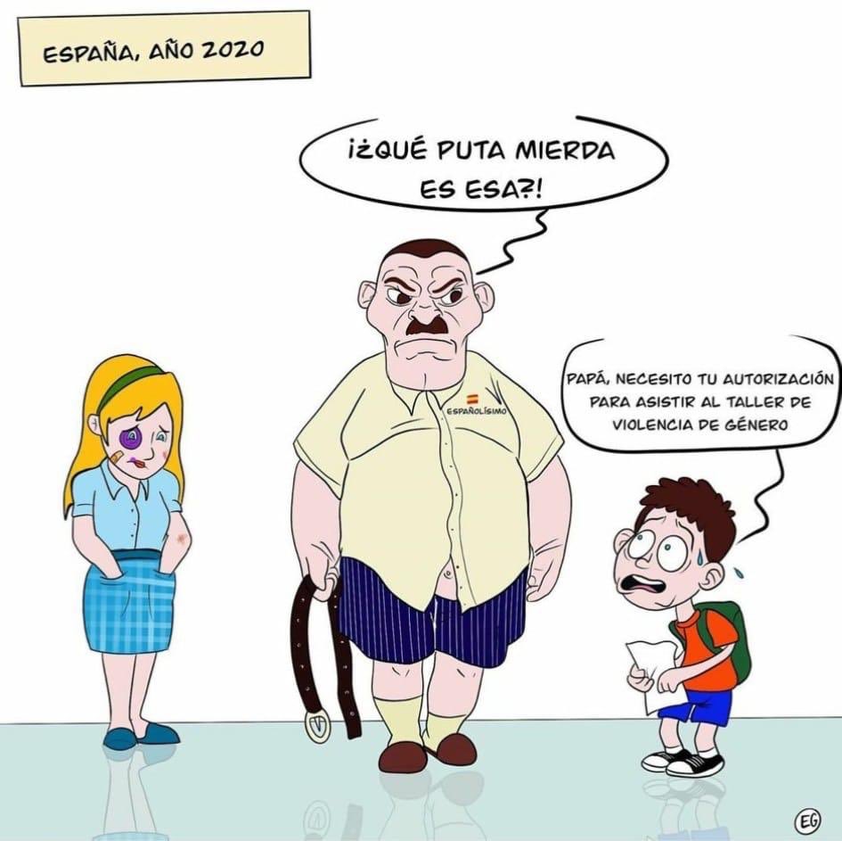 osalcedovila's tweet photo. Il·lustració del #PinParental #PINAbascal #PinNeanderthal 🤮 https://t.co/mJ8MUFKsN1