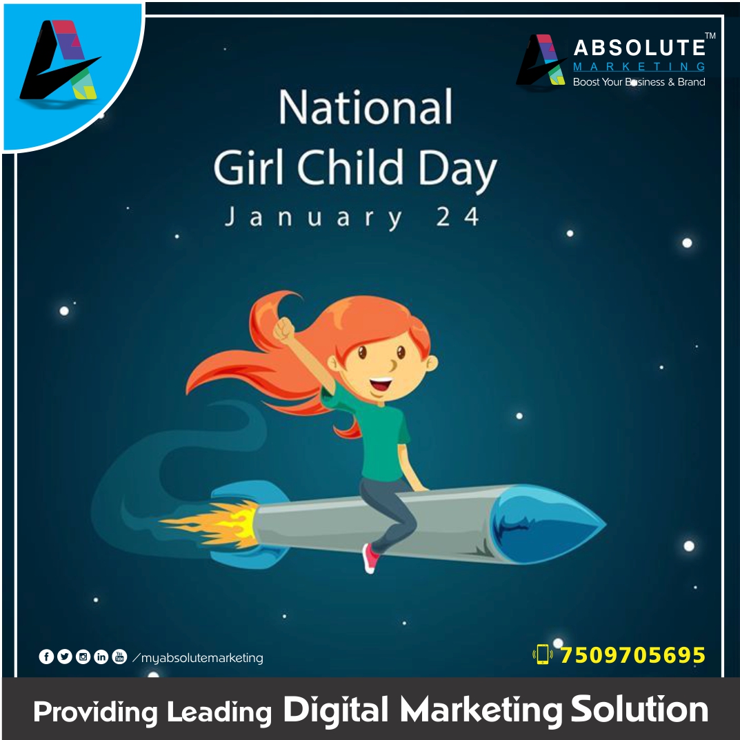 iabsolutemarket's tweet photo. National Girl Child Day !!
#NationalGirlChildDay
- Boost Your Business & Brand
#marketing #and #promotion #solutions #logodesigning
#graphicswork #branding #contentmarketing #businessservice #brandpromotion #digitalmarketing
#absolutemarketing #myabsolutemarketing https://t.co/VAAt8p9ih9