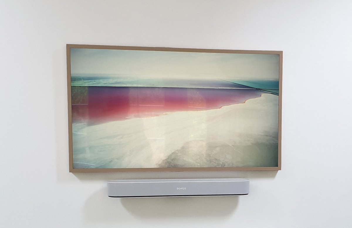 These customers chose to hide their TV in plain sight. 

Why not come into our showroom to view our mirror and art TVs. We have a wide range of frame options, so pick an option to fit your style.