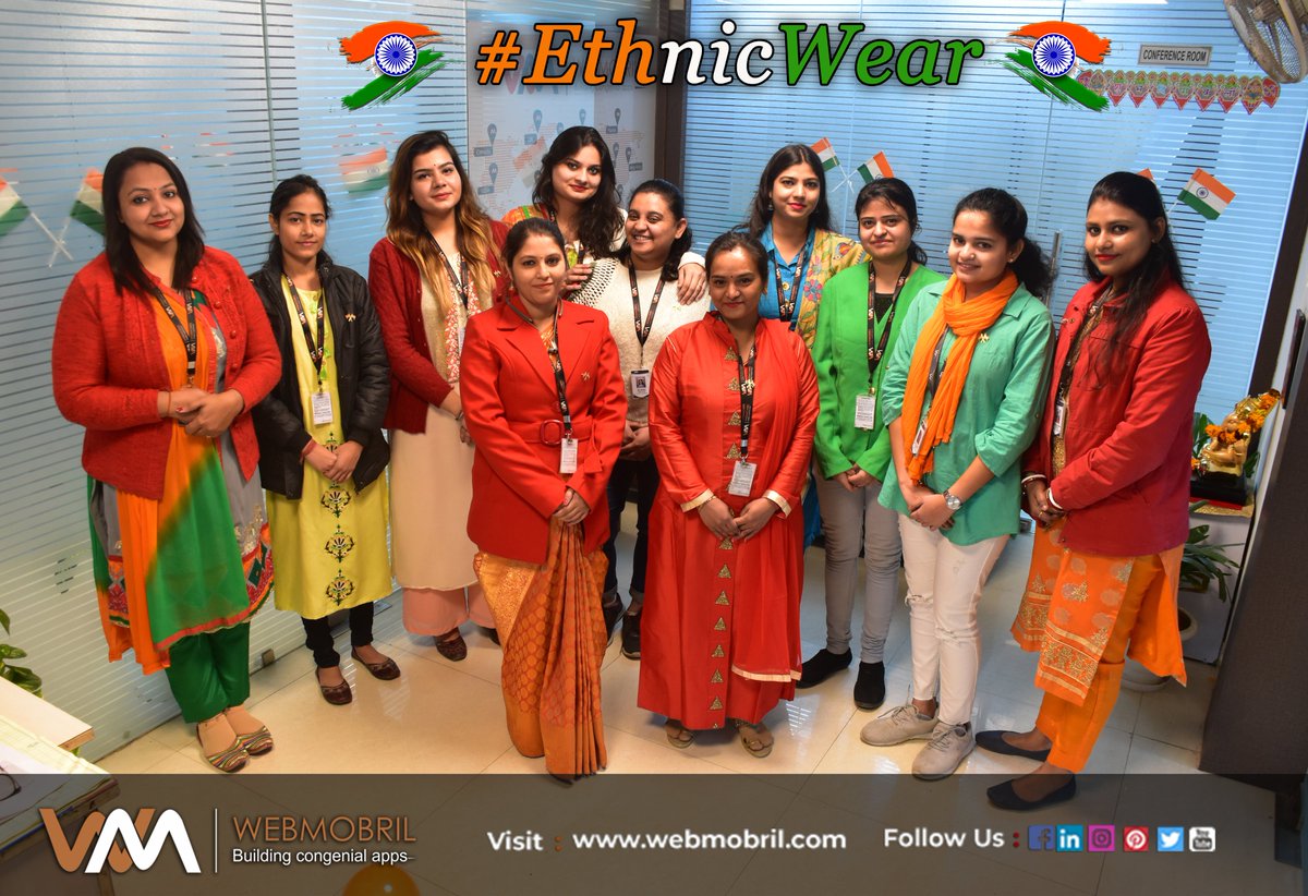 webmobrilinc's tweet photo. "Be the change you want to see in this world and feel proud to be an #Indian."
#RepublicDay2020 #RepublicDay #ethnicwear #FridayMotivation #FridayThoughts #FridayVibes #FridayFeeling #proudtobeindian #mobileapps #picsofwebmobril https://t.co/KrMaxZAd1Z