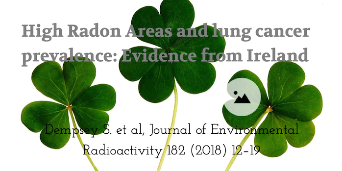 The number of lung cancer cases reported could be lowered if radon risk was reduced through engaging in household radon remediation work. Get the full paper here: sciencedirect.com/science/articl… (Damsepy S. et al., Journal of Environmental Radioactivity 182 (2018) 12–19)