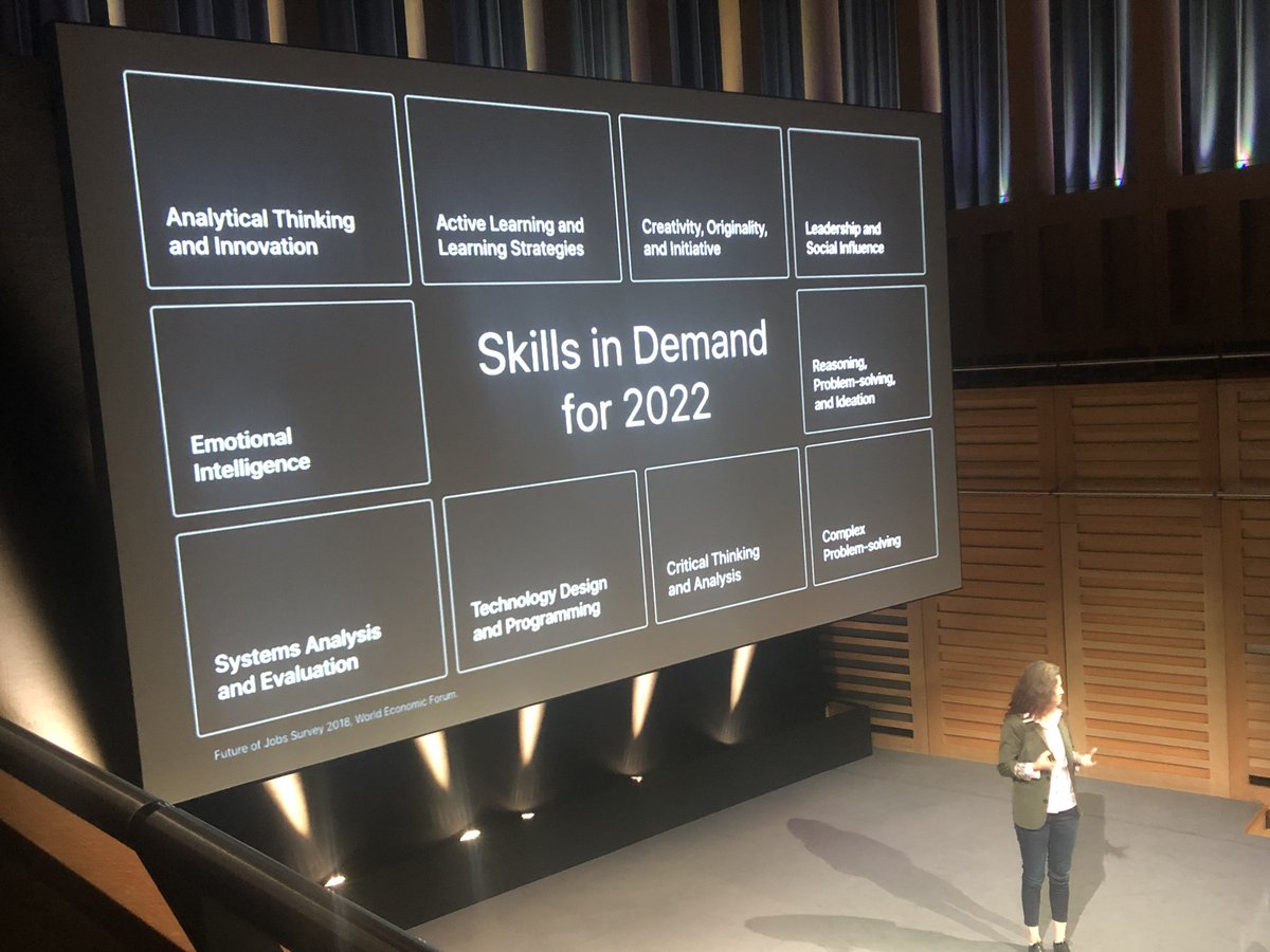 SierensJan's tweet photo. Om onze leerlingen voor te bereiden op jobs van de toekomst moeten we ze nieuwe vaardigheden aanleren. Leerkracht evolueert naar coach in het leerproces #EmmaüsAalter #BroedersVanLiefde. Inspiratie opdoen #Bett2020 https://t.co/m8F3DvEVYZ