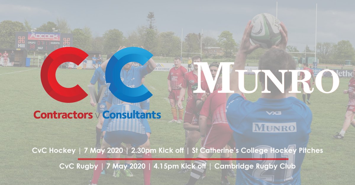 CvC_Cambridge's tweet photo. A great way to start Friday, with confirming another sponsor for CvC #Cambridge #Construction Industry, Annual Charity Event! @MunroServices has renewed their sponsorship for 2020 &amp; we're delighted to have them on board as a Partner again.

Full details - https://t.co/q7e9bYLdJE https://t.co/lXYyy4J3MP