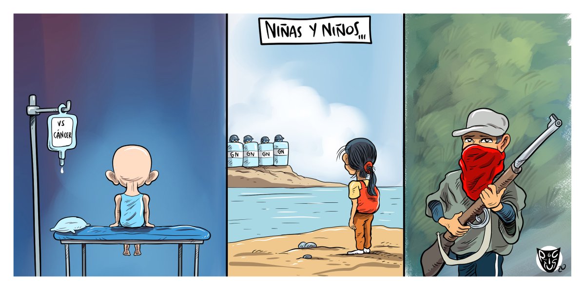 "Niñas y niños" Cartón de hoy publicado en <a href="/ElFinanciero_Mx/">El Financiero</a>