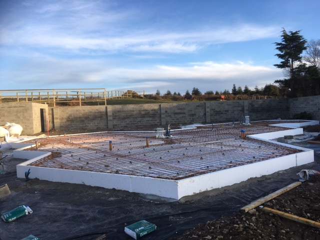 KoreAndrew's tweet photo. For those who like unusual projects, here is our @koresystem #insulatedfoundation being used with hexagonal shapes on a new build house in Howth. Our factory cut profiles and corners = fast install and productivity. #insulation #eps nZEB can be easy! https://t.co/z0gxR3JMpc
