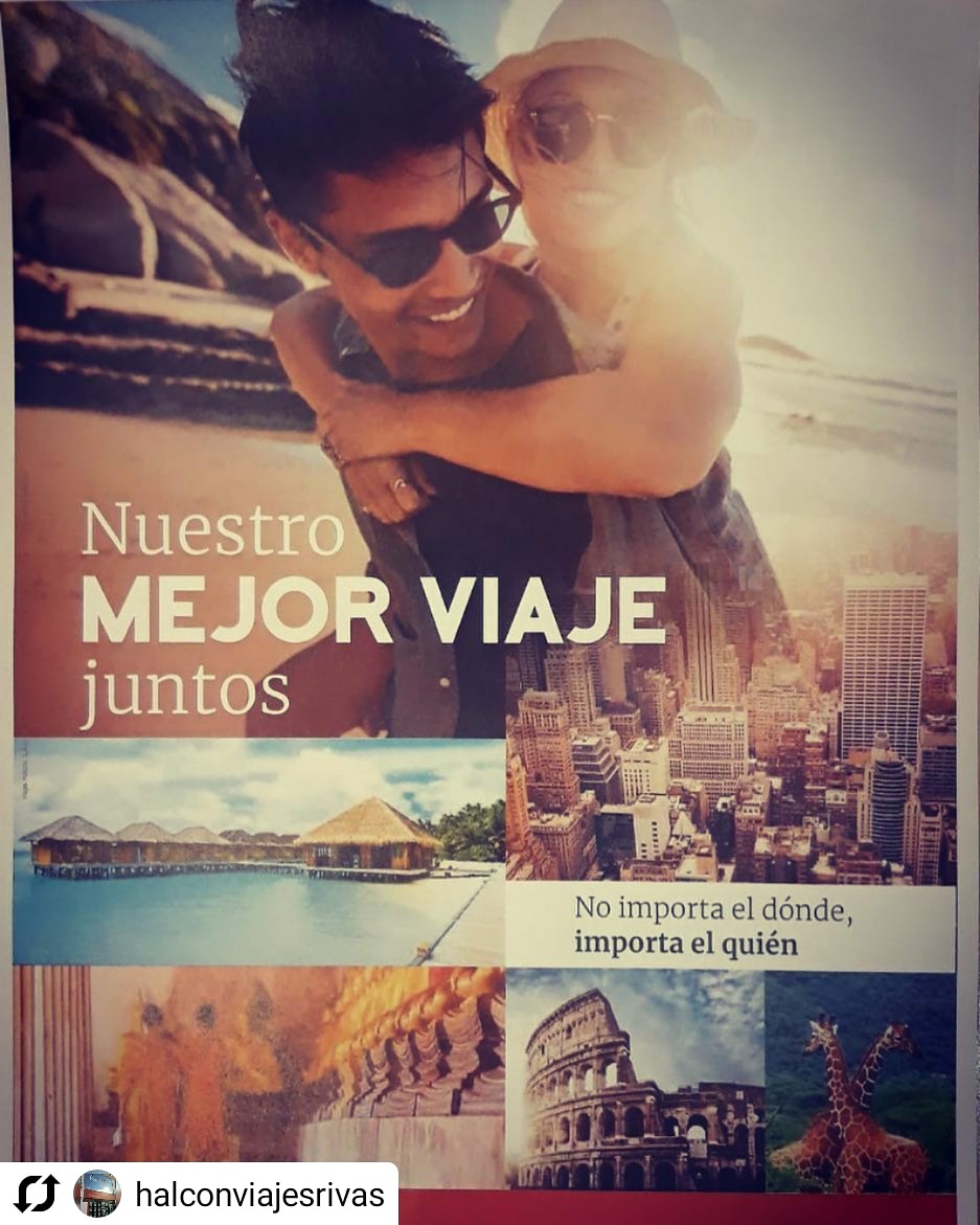 cdrivasfutsal's tweet photo. TU MEJOR VIAJE CON @halconviajes RIVAS SIEMPRE✈️❤️💑Descuentos hasta un 17% en vuestra luna de miel!!
mas info 914990482-646573798 halconr57@halcon-viajes.es #halconrivas #lunademiel #mejoresprecios #tratovip🌟 https://t.co/4b39TFVaHB