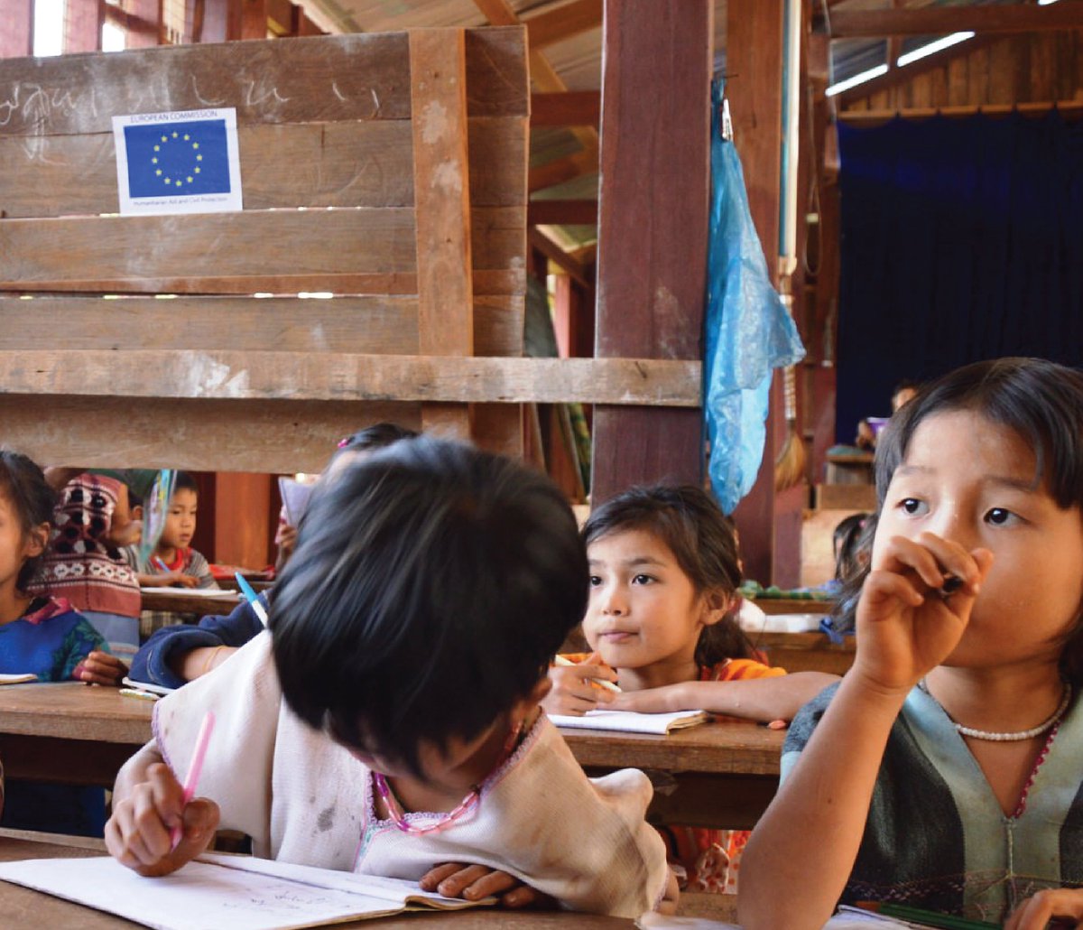 Children in a classroom