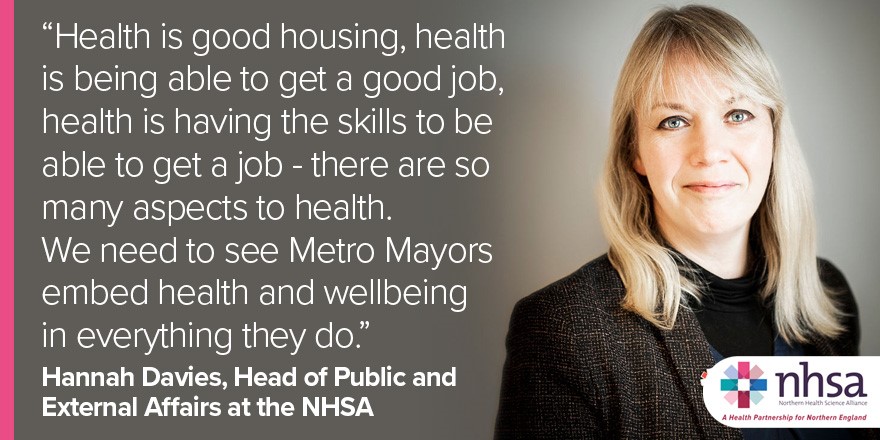 The_NHSA's tweet photo. Speaking at @IPPRNorth’s #StateOfTheNorth event earlier this week, @PRJournoHannahD explained how by investing in the health of the region, the UK as a whole can benefit.
Read about the link between #health & #productivity in our #HealthforWealth report: https://t.co/R1MtHL204g https://t.co/3MmvJdHJWE