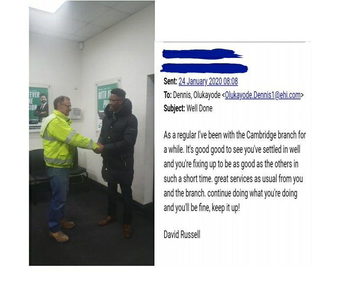 Kayode_Dennis's tweet photo. Long, cold evening are worth it when you meet great people like this ππΎ Top work from #U4E6 π₯π―π₯ @jamesbuthlay @SteveDavo84 @AEKLHR https://t.co/T1jWyIfnzu