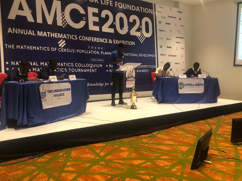 maths4lifengo's tweet photo. The biggest mathematics tournament in Africa is well underway!
The AMT group stage matches have begun!
First match
The Ambassadors College (Ogun) Vs Loyola Jesuit (Abuja)
Join us live on our Instagram page https://t.co/70AVPBztaT
#AMCE2020 #AMT #FridayMotivation
#EkoHotel https://t.co/j0tO7BB8KX
