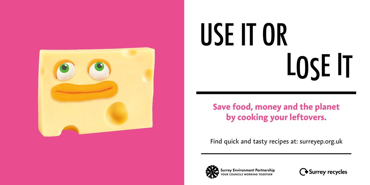 surreyep's tweet image. Use it or lose it! Save food, money and the planet by cooking your leftovers. Find quick and tasty recipes at: bit.ly/2tqOeHA #3TopTips
