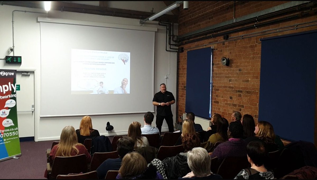 Fantastic to deliver a talk on Human Context Switching and Raising Personal Productivity, great people and loads of interaction. #smallbusiness #solopreneur #Entrepreneur #sales #business #growth #mindset #sme #bgauk