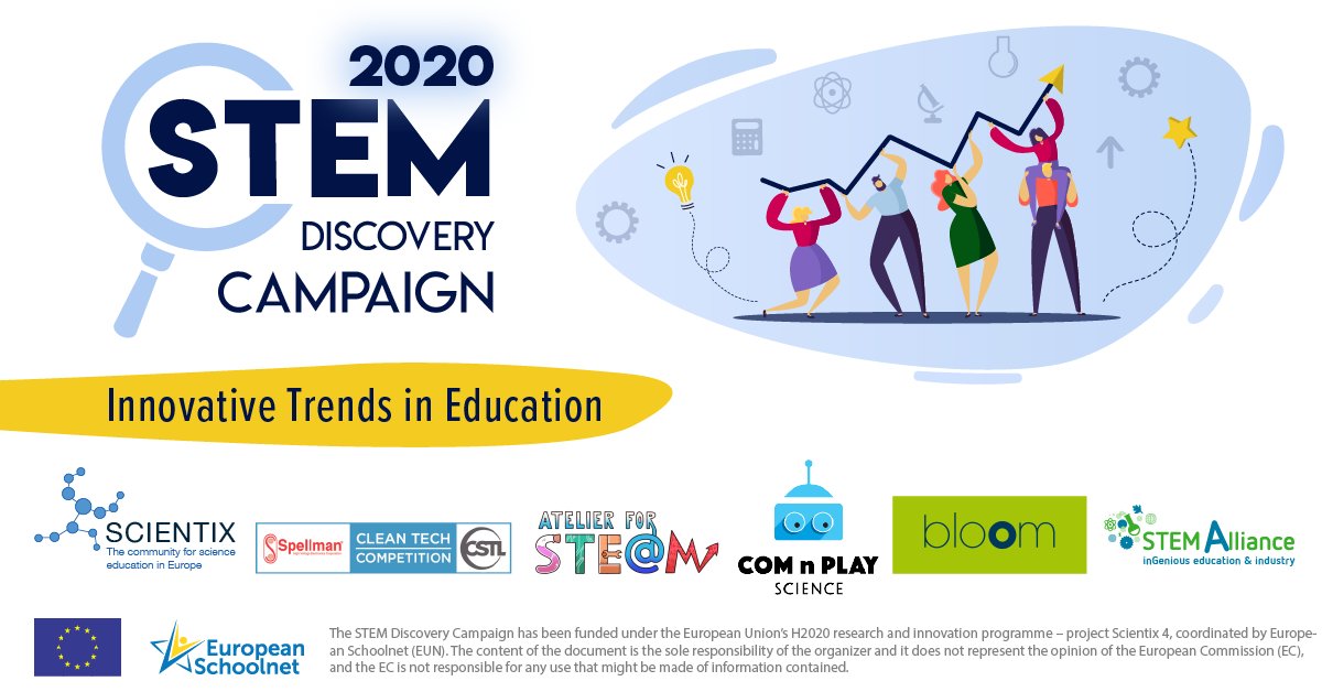 Become a partner of the 2020 STEM Discovery Campaign #SDC20, one of the biggest STEM campaigns worldwide 🤩 You know a project, organisation, library, school, university or youth club interested in #STEM? Share our campaign with them or tag them below 👉 scientix.eu/events/campaig…