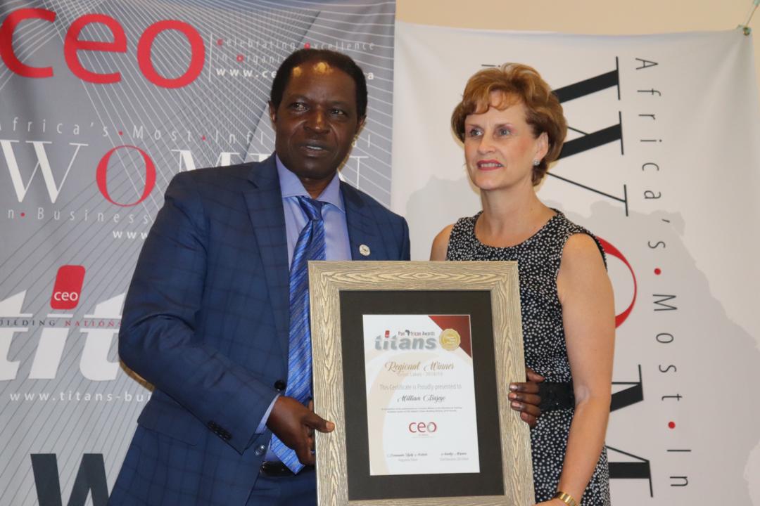 Titans_Magazine's tweet photo. @WilliamBazeyo emerged as a Regional Winner in 2018 at the CEO Global Pan African  Awards for Titans Building Nations.
https://t.co/Hzaq7Xmdh5 https://t.co/sWQzB9W6yM