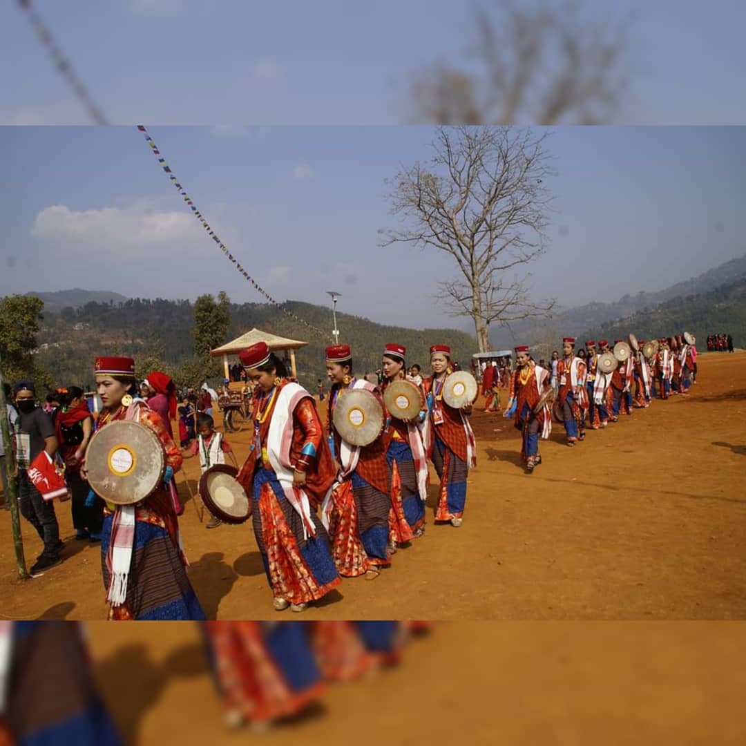 People from the #Tamang community of #Nepal mark #SonamLhosar as their New Year on Magh Shukla Pratipada (during the month of January) every year.

Tundikhel, on this day, is especially teeming with Tamang people decked in traditional attire for Lhosar celebrations.

#VNY2020