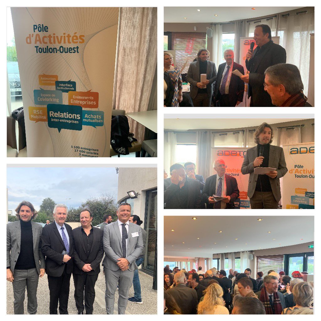 Balazuc2's tweet photo. Vœux de l’Adeto à Six-Fours .
Des projets et des actions pour 2020 !
#UPV Présente 👍
#michelCresp pdt Adeto
#davidGaravagno Vc Pdt UPV
#jacquesbianchi pdt CCIV https://t.co/6uy21FZXjn