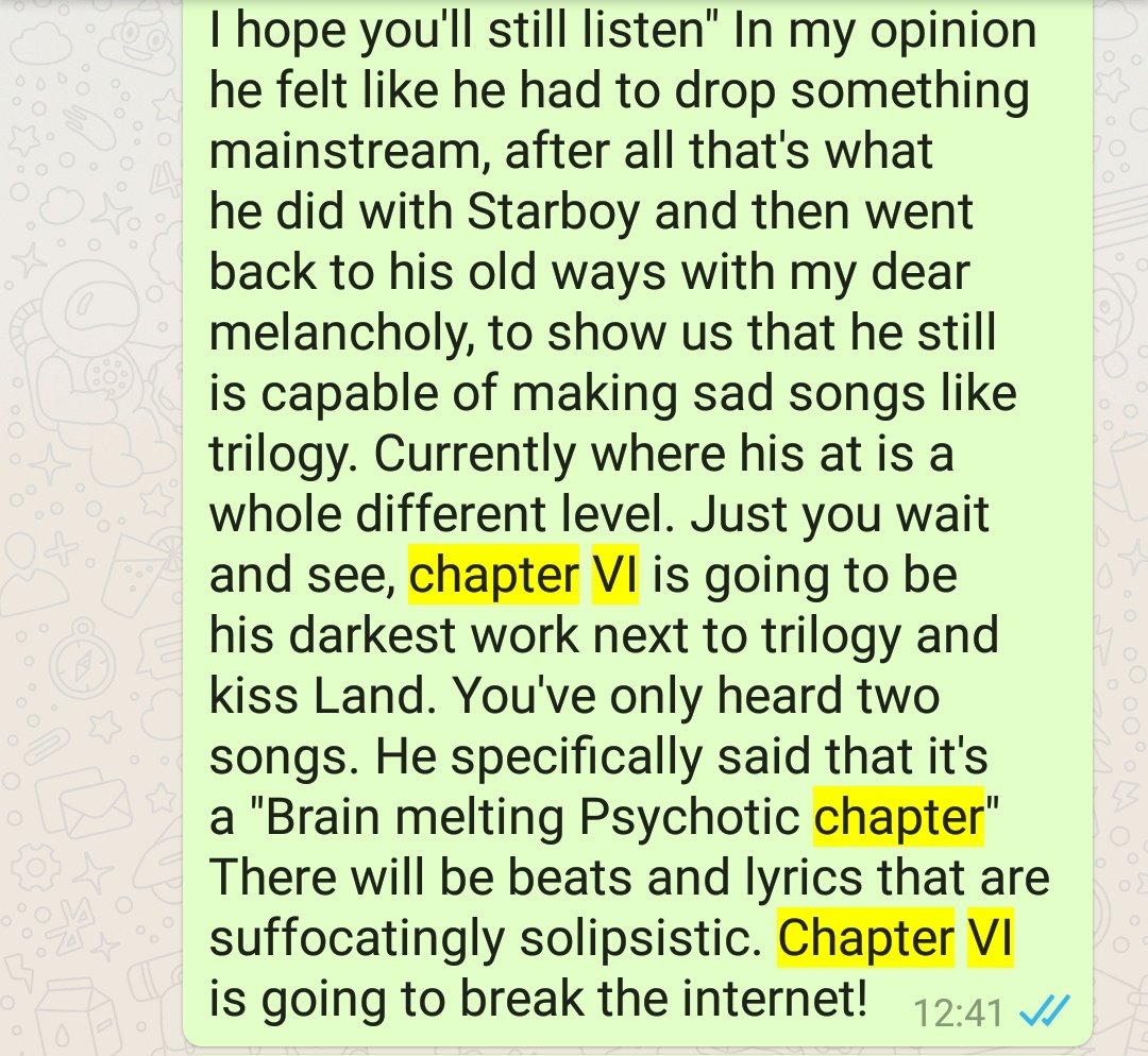 EddySpaceGF's tweet photo. My theories for Chapter VI. #theweeknd #kissland #Heartless #chaptervi @theweeknd https://t.co/bUtAZ4Tzgu