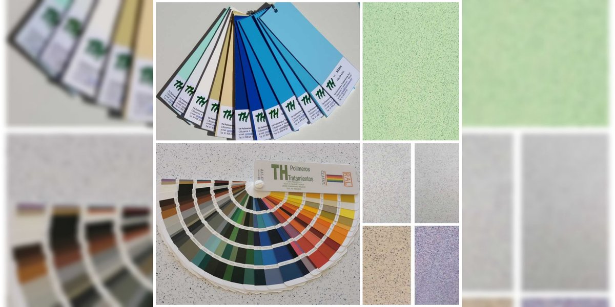 Thpolimeros's tweet photo. Cualquiera de nuestros #colores y #efectos se pueden combinar con nuestra gama de #EfectosDecoración, siendo perfectamente aplicables con #EquipoAirless. #thpolimeros #gelcoat #topcoat #fabricantedegelcoat #efectogranito #tiposdegelcoat #poliester #piscinas #platosdeducha https://t.co/dfoGHUhjFy