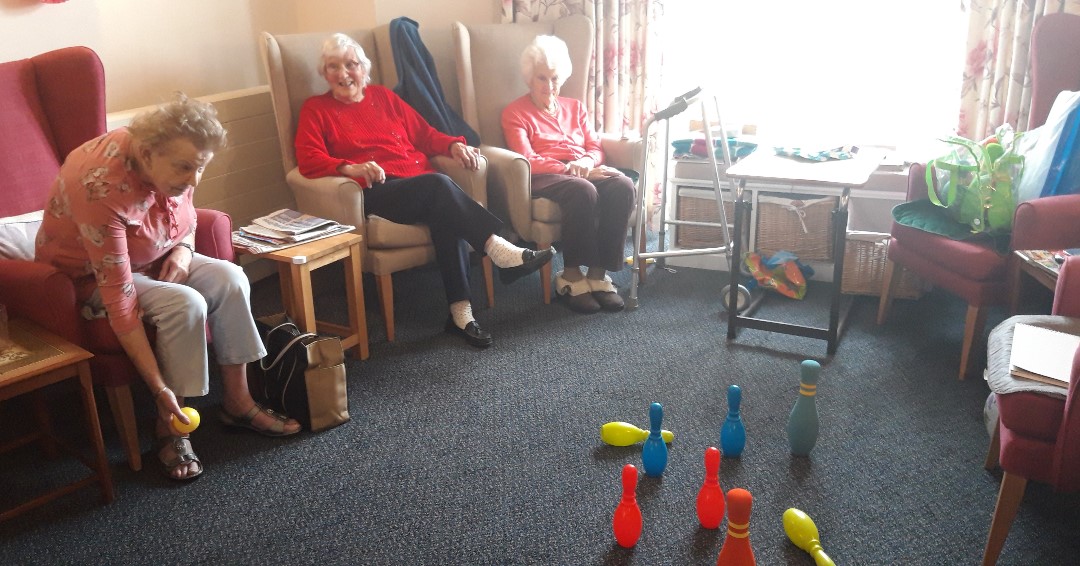 torcare's tweet photo. Our Torcare Old Vicarage, Antony residents recently took part in an open day with lots of fun games and arts activities. We hear there are some very talented skittle players! #carehome #community #torcare https://t.co/cQ5NZRqQSK